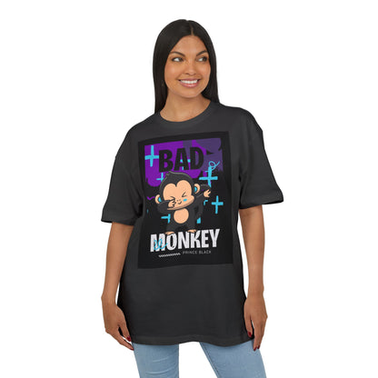 Bad Monkey Graphic Unisex Oversize Tee - Fun & Comfy Streetwear for Casual Vibes