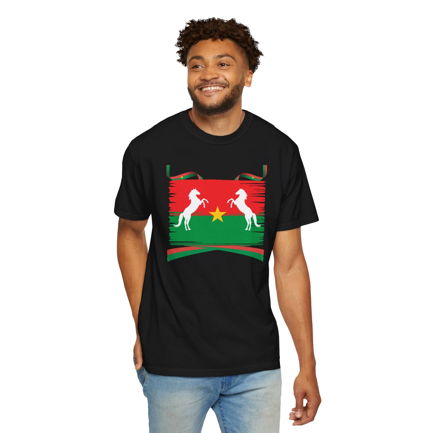 Burkina Faso T-Shirt with Cameroonian Flag Design – Celebrate Your Heritage!
