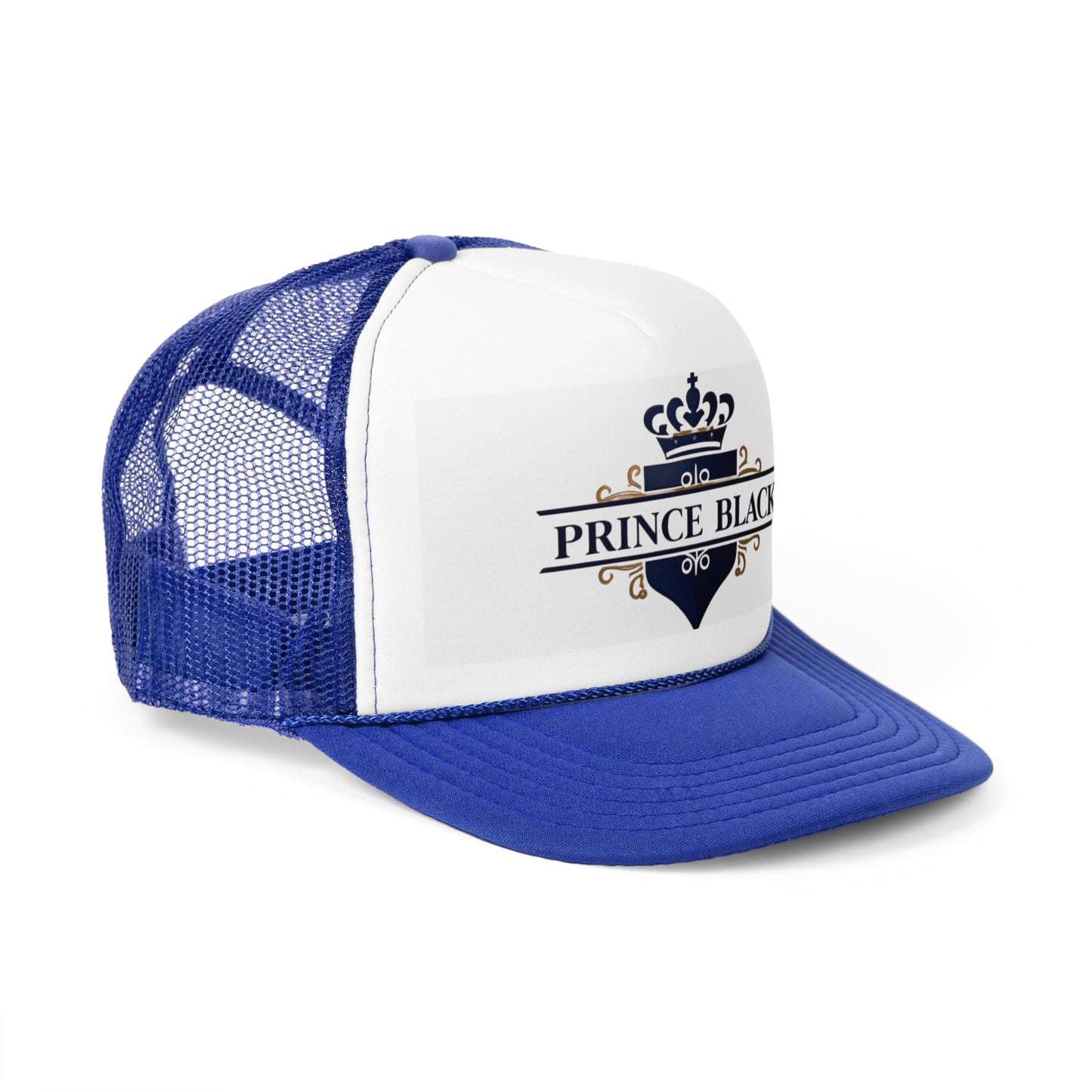 Prince Black Trucker Cap - Stylish & Trendy Headwear for Casual Outings