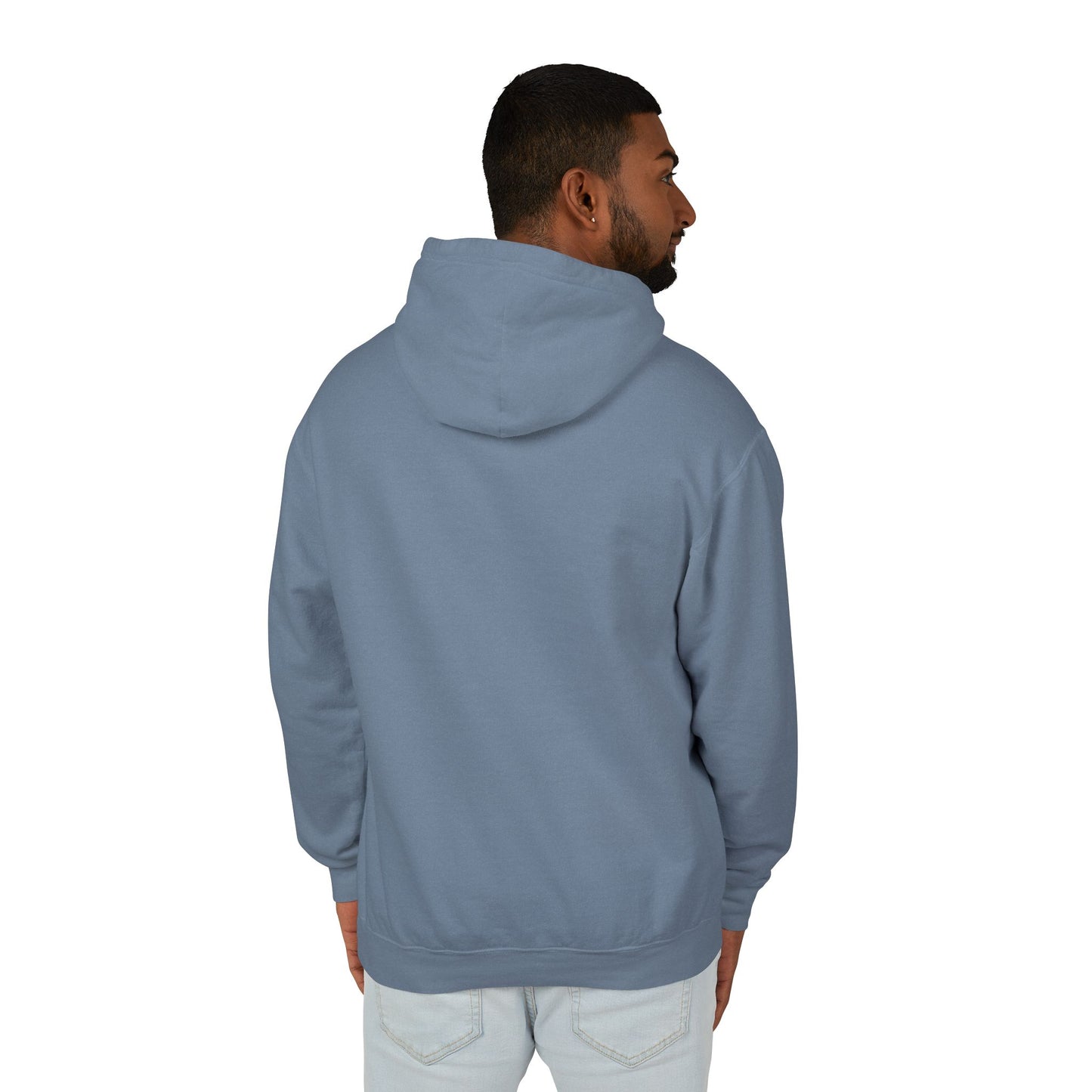 Unisex Lightweight Hooded Sweatshirt - 'Prince Black' Graphic Design