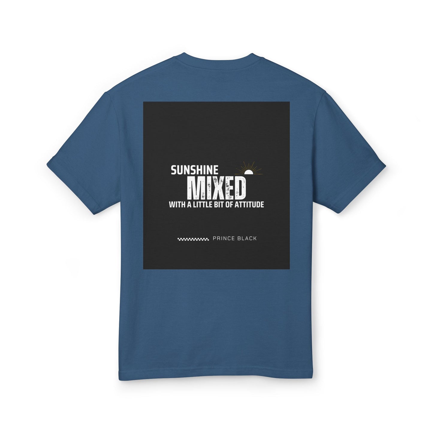 Motivational Unisex Heavyweight Cotton Tee - 'Trust the Process' & 'Sunshine Mixed' Design