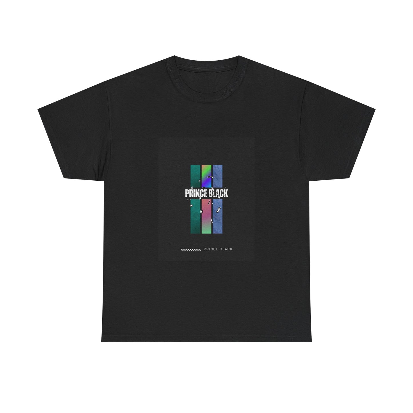 Heavy Cotton Tee - Vibrant 'PRINCE BLACK' Graphic Tee for Music Lovers