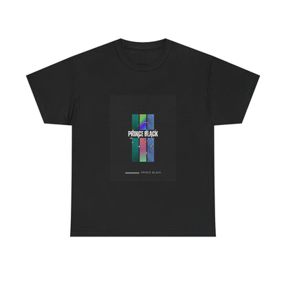Heavy Cotton Tee - Vibrant 'PRINCE BLACK' Graphic Tee for Music Lovers