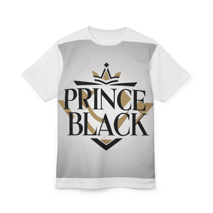 Royal Prince Black Unisex Tee | Stylish Cut & Sew Design for Fashion Lovers