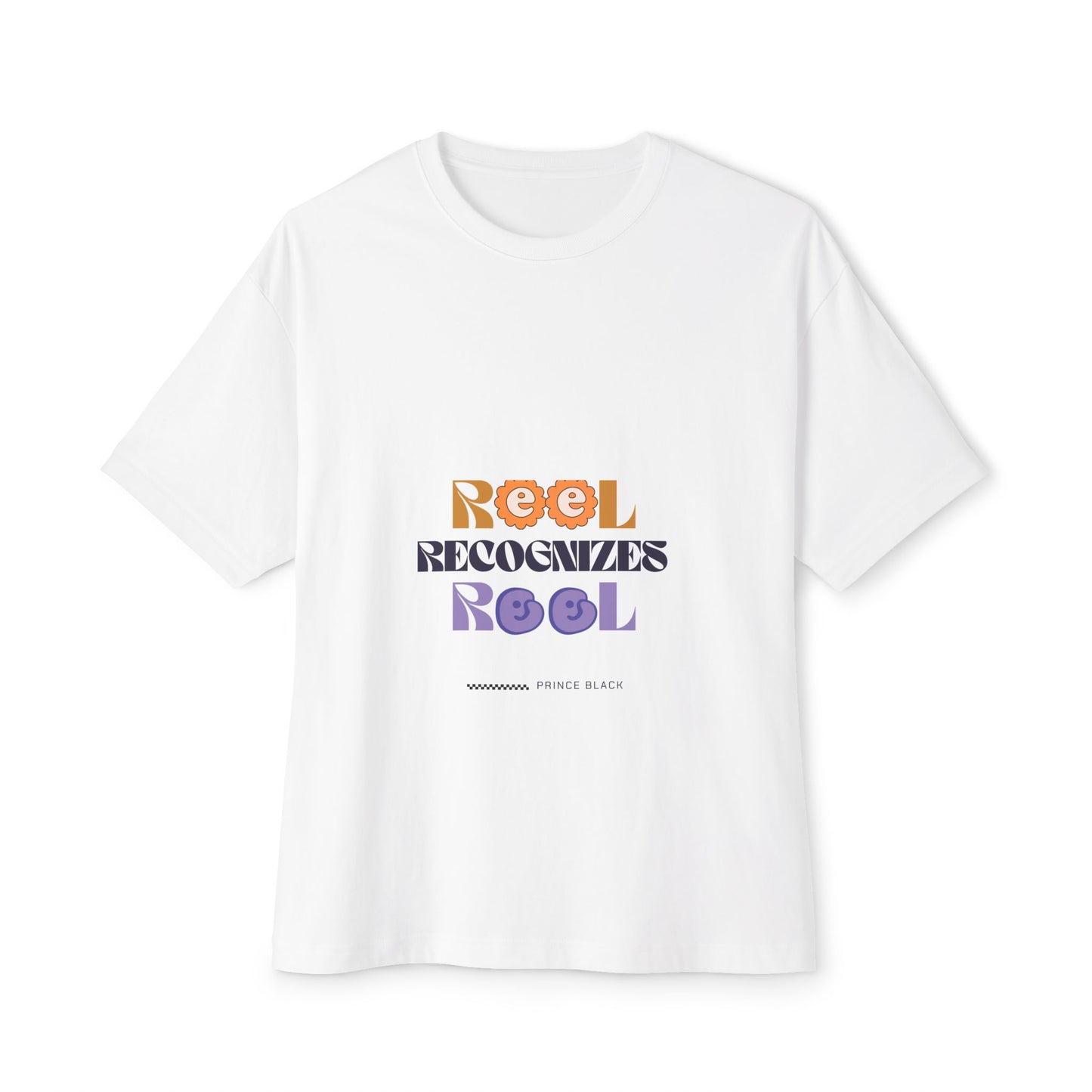 Reel Recognizes Relaxed Unisex Oversized Tee - Perfect for Casual Style and Everyday Comfort