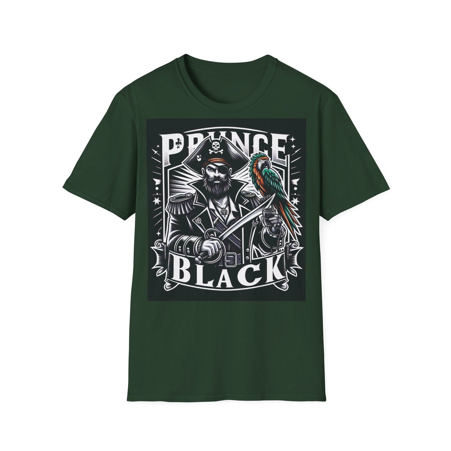 Pirate-Inspired Unisex Softstyle T-Shirt - Perfect for Adventure Lovers