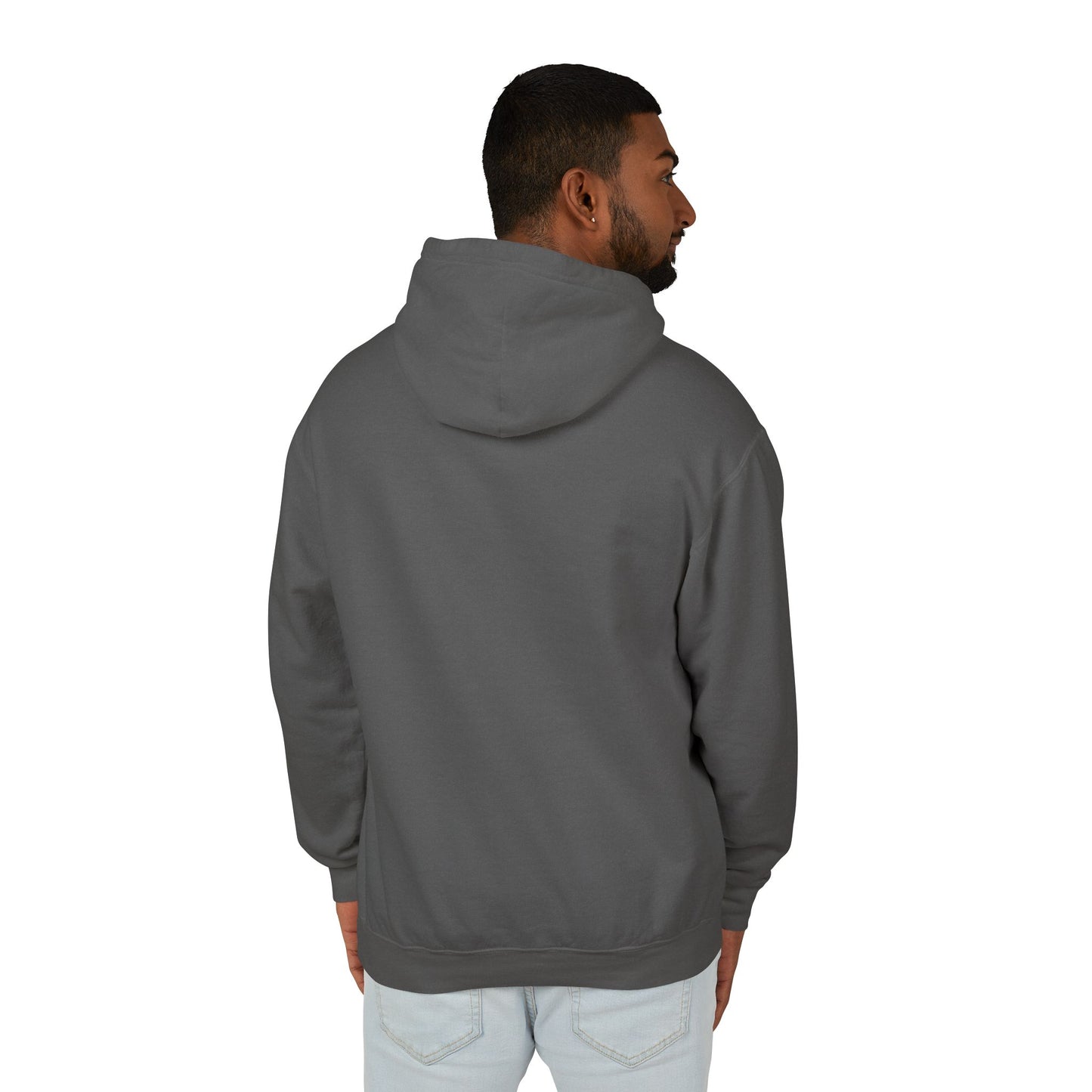 Unisex Lightweight Hooded Sweatshirt - 'Prince Black' Graphic Design