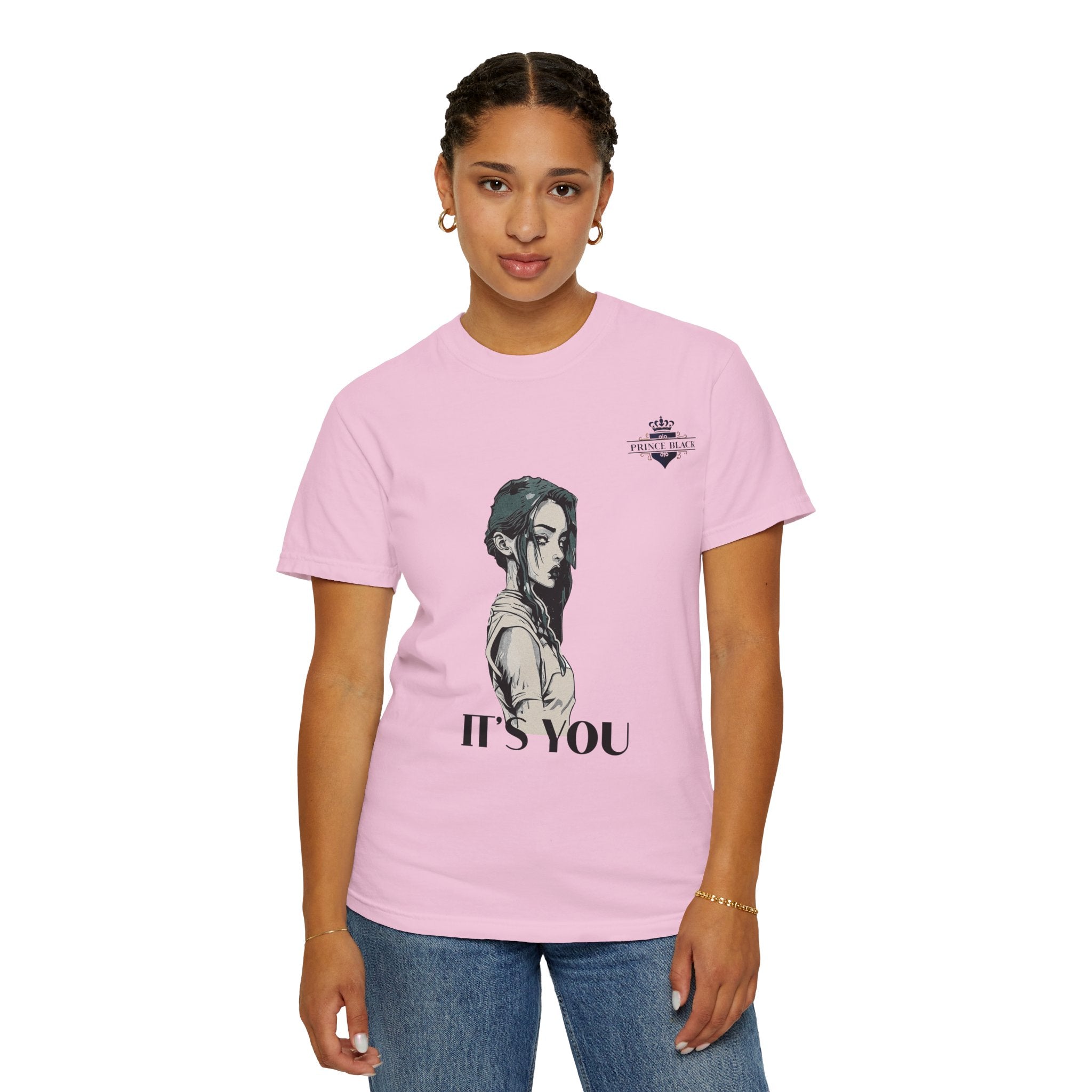 Unisex Garment-Dyed T-Shirt - 'It's You' Graphic Tee for Casual Wear