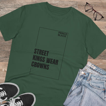 Street Kings Wear Crowns Organic Unisex T-Shirt - Bold Graphic Tee