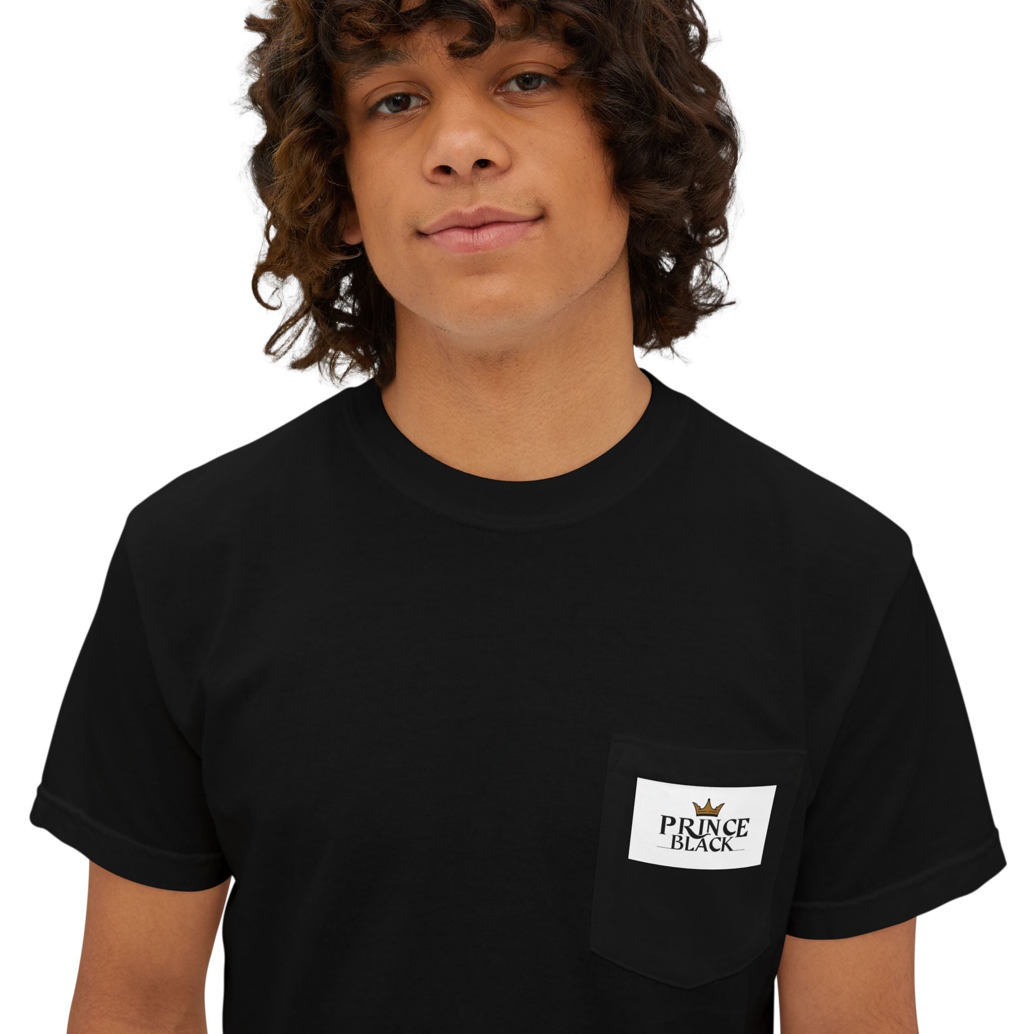 Unisex Garment-Dyed Pocket T-Shirt | Casual Everyday Wear with Masculine Royalty Design