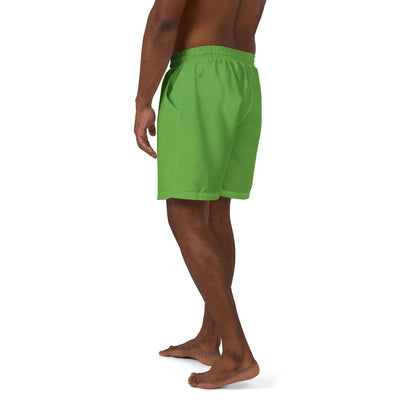 Prince Black Unisex Swim Shorts - Vibrant Green Beachwear for Summer Fun