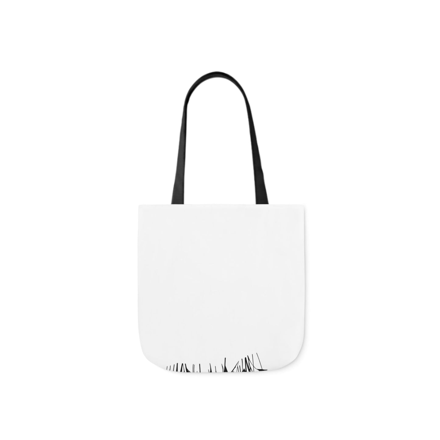 Floral Canvas Tote Bag with 5-Color Straps - Stylish &amp; Eco-Friendly 