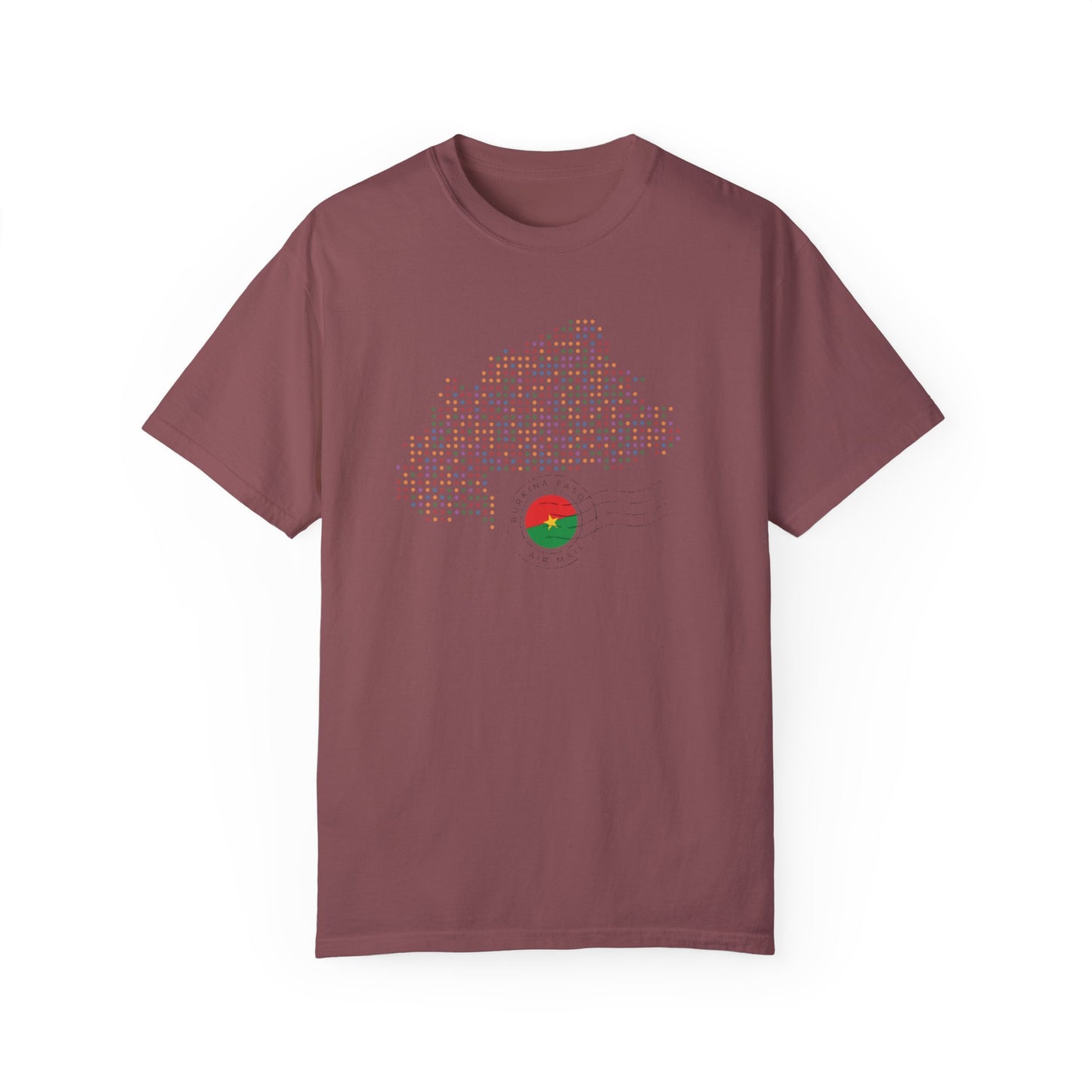 Burkina Faso T-Shirt with Artistic Flag Design - Perfect for Celebrations and Everyday Wear