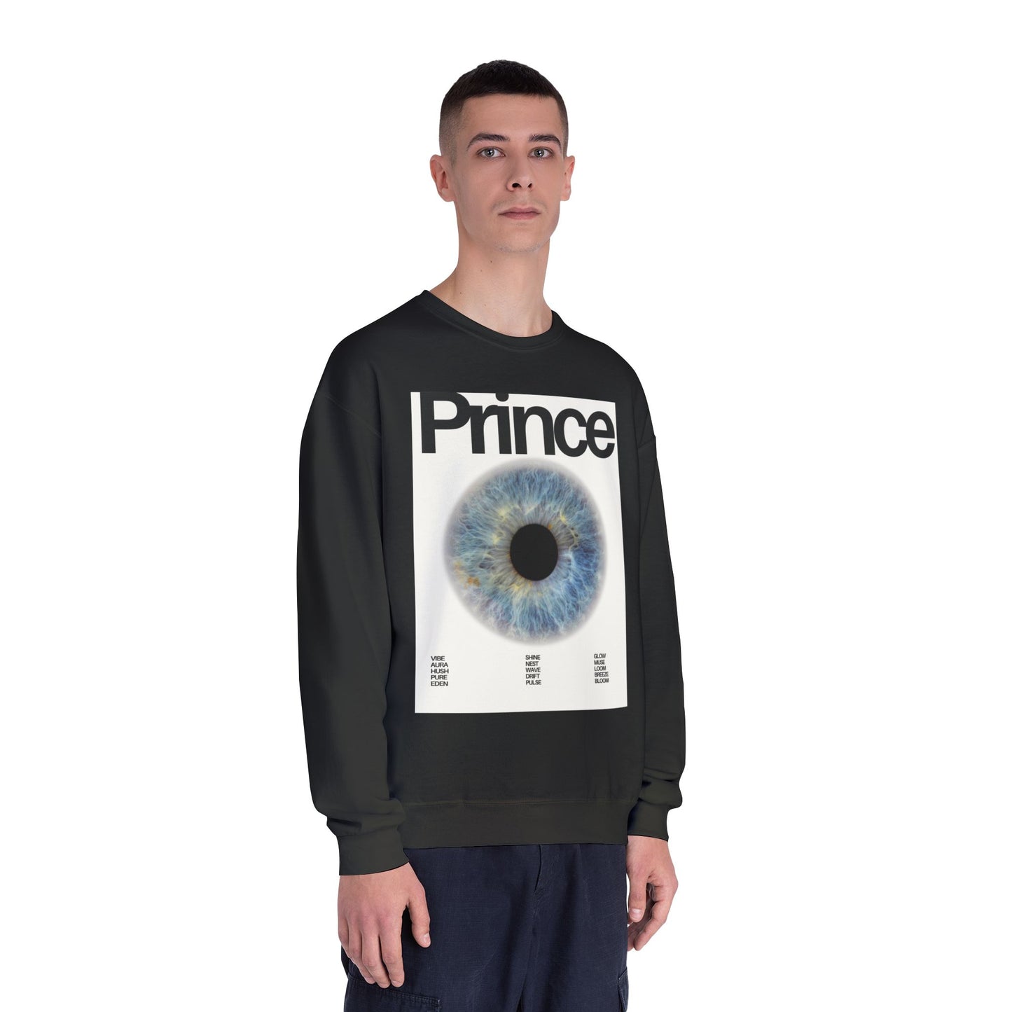 Prince Eye Graphic Unisex Crewneck Sweatshirt | Cozy Fashion for Music Lovers