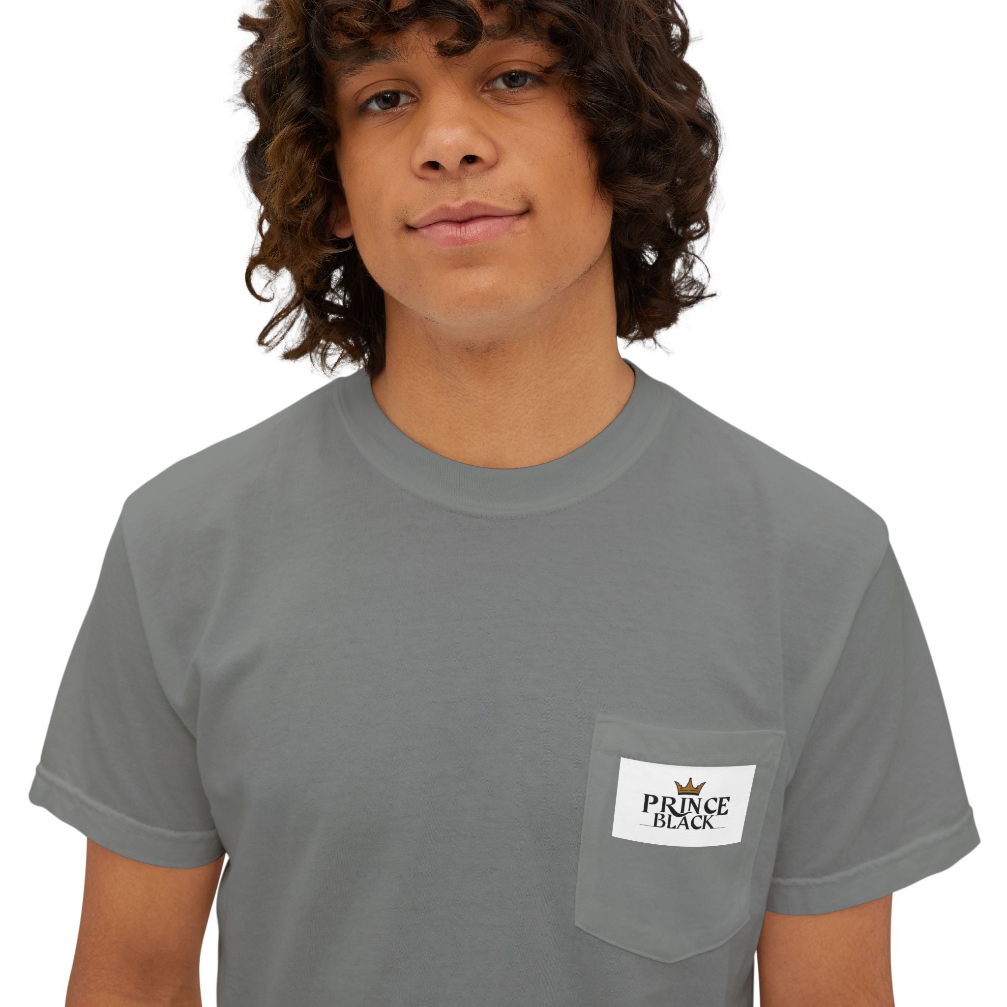 Unisex Garment-Dyed Pocket T-Shirt | Casual Everyday Wear with Masculine Royalty Design