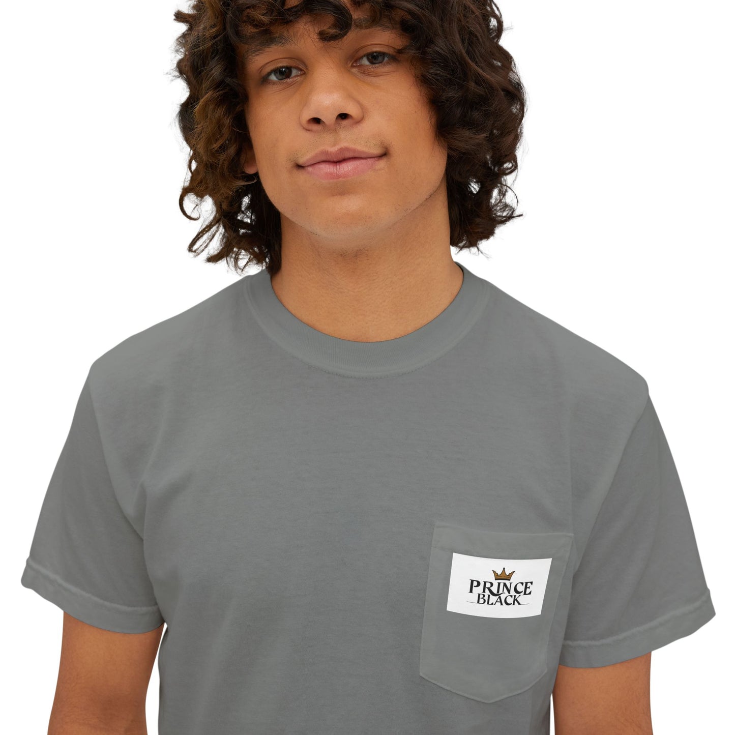 Unisex Garment-Dyed Pocket T-Shirt | Casual Everyday Wear with Masculine Royalty Design