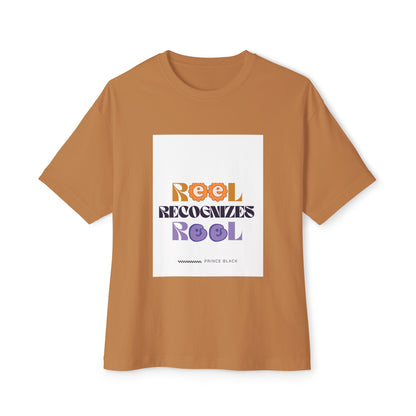 Reel Recognizes Relaxed Unisex Oversized Tee - Perfect for Casual Style and Everyday Comfort