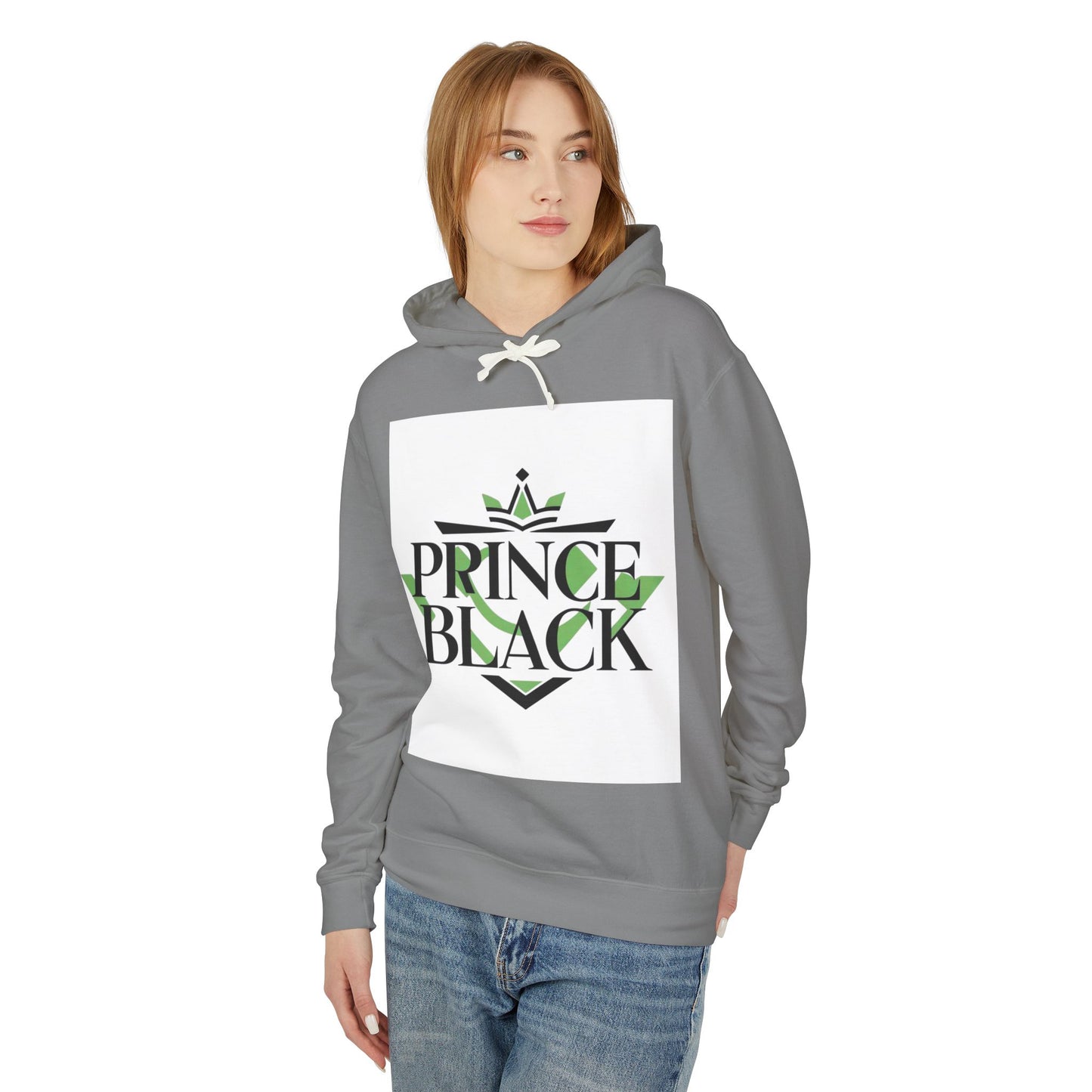 Lightweight Hooded Sweatshirt - 'Prince Black' Graphic Design