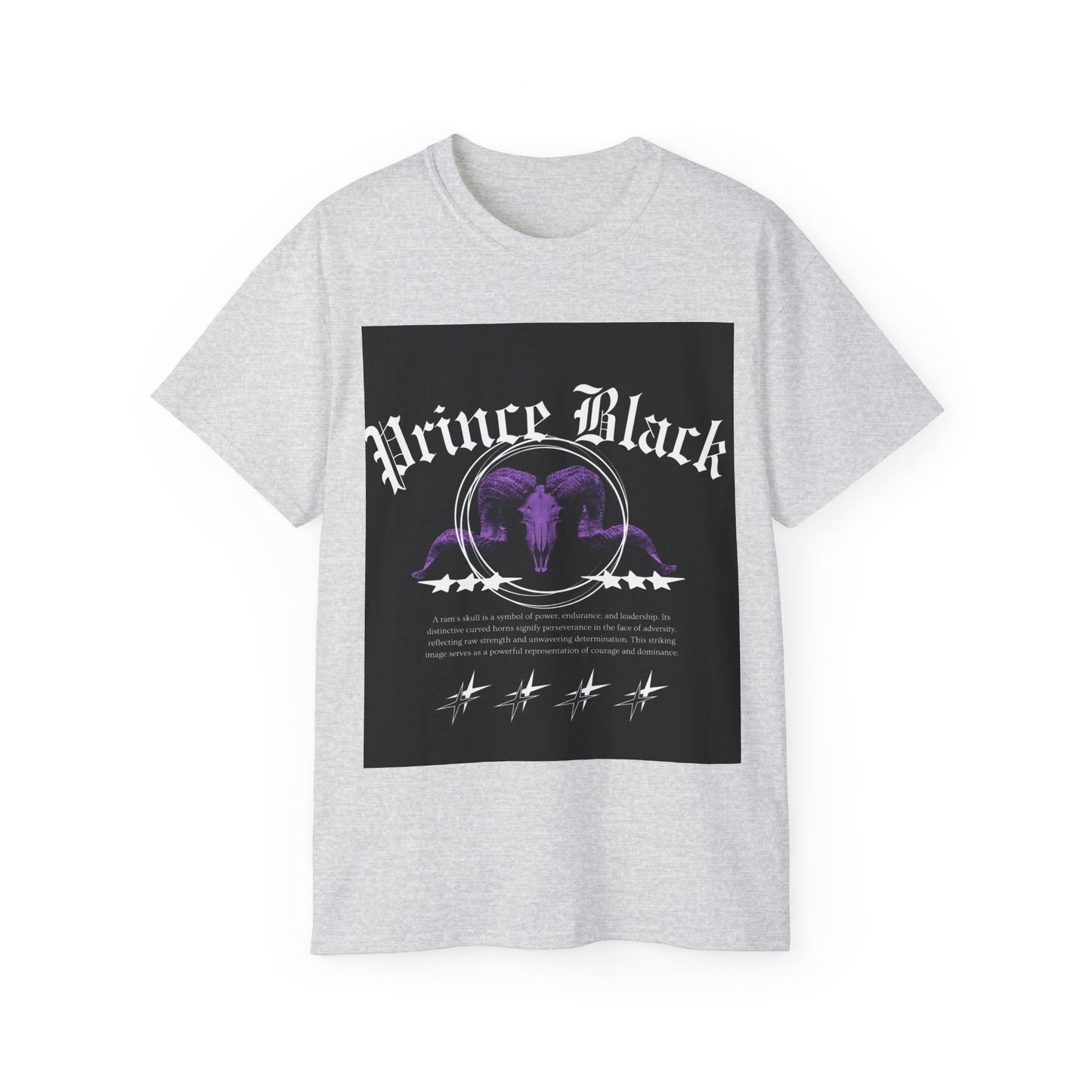 Prince Black Graphic Unisex Tee - Casual Streetwear T-Shirt