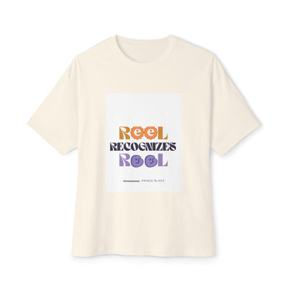 Reel Recognizes Relaxed Unisex Oversized Tee - Perfect for Casual Style and Everyday Comfort