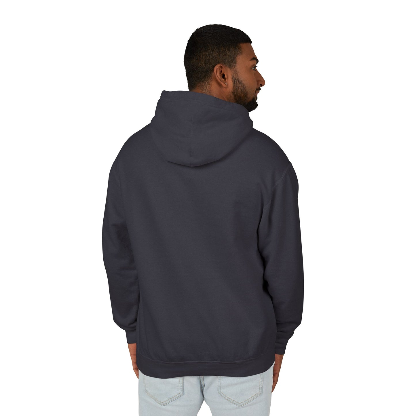 Unisex Lightweight Hooded Sweatshirt - 'Prince Black' Graphic Design