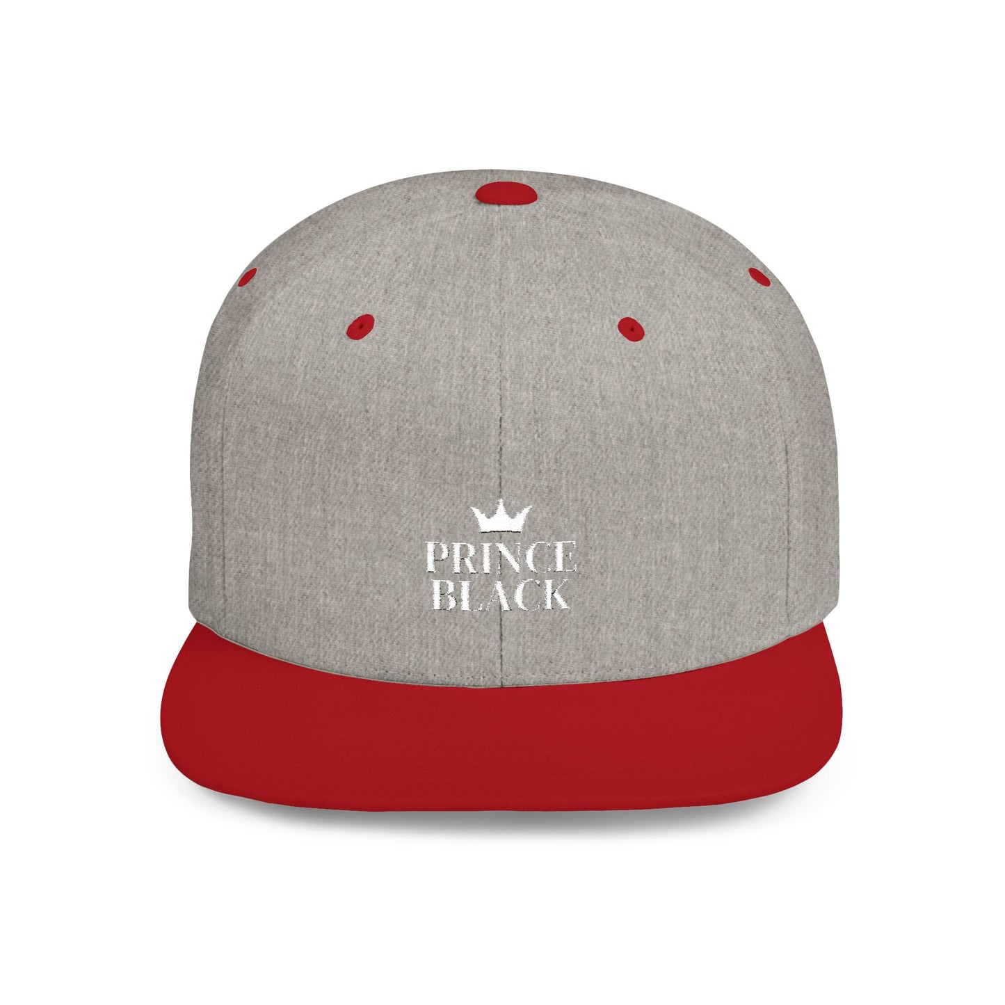 Stylish Prince Black Flat Bill Snapback Hat for Fashion-Forward Individuals
