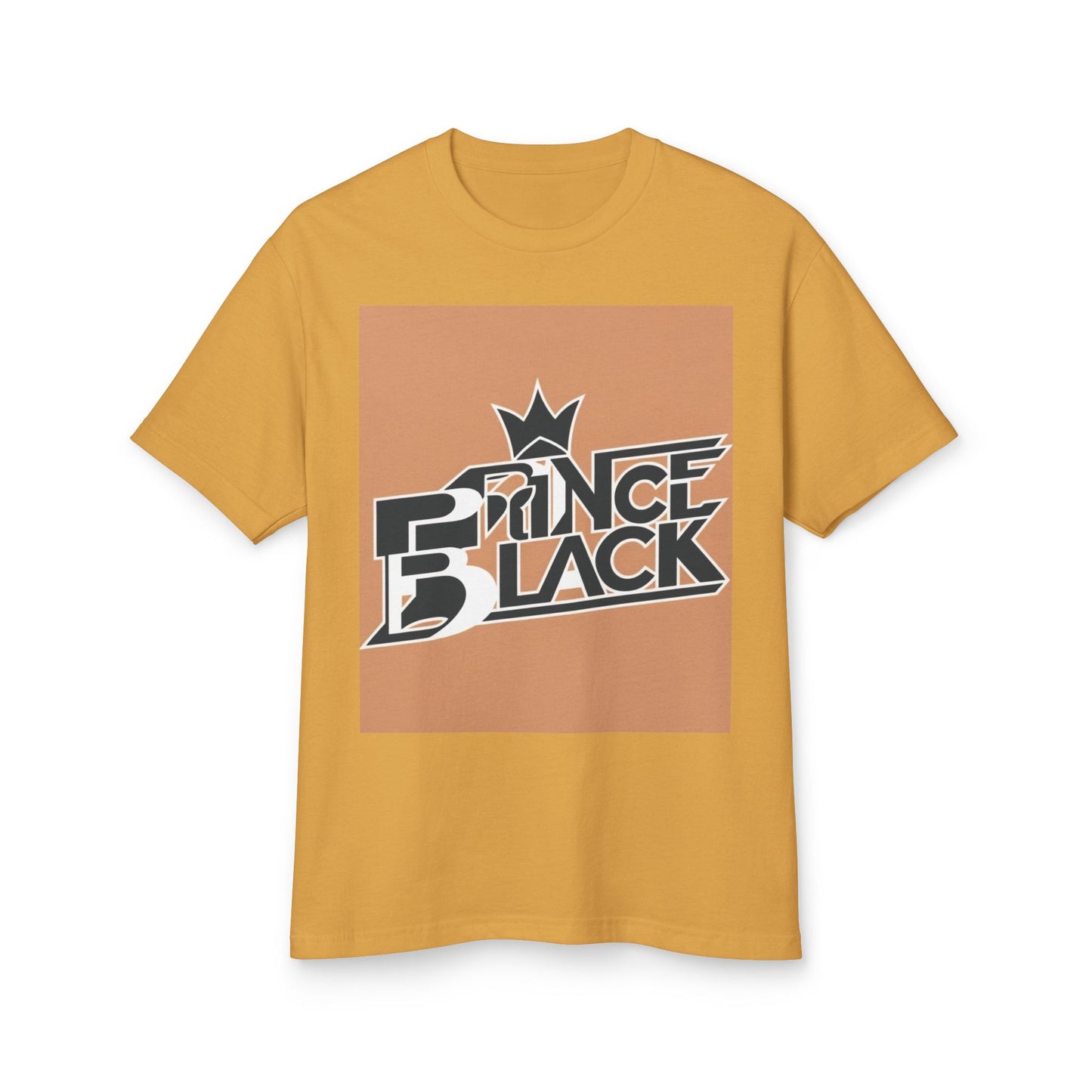 Prince Black Unisex Heavyweight Cotton Tee - Stylish &amp; Comfortable Tee for Music Lovers 