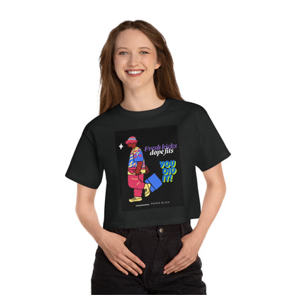 Vibrant Heritage Cropped T-Shirt - Fresh Kicks, Dope Fits