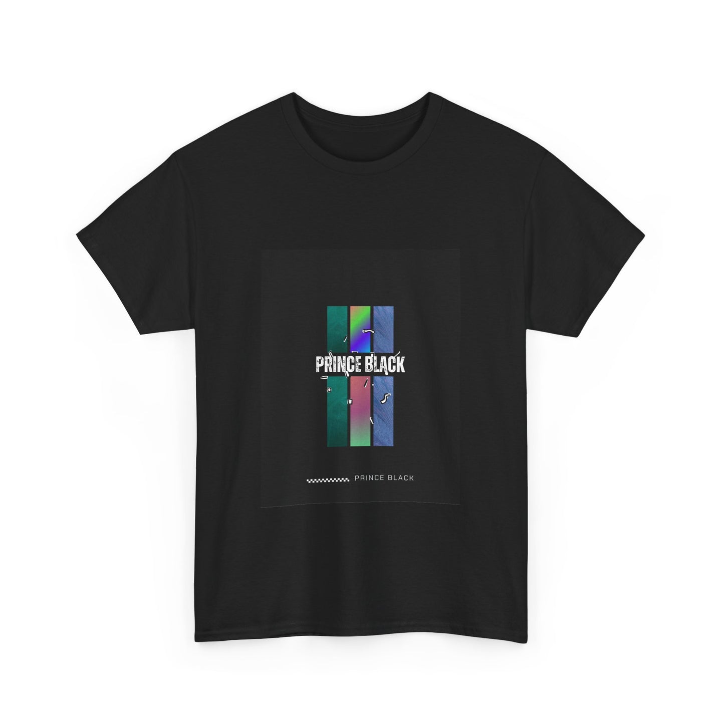 Heavy Cotton Tee - Vibrant 'PRINCE BLACK' Graphic Tee for Music Lovers