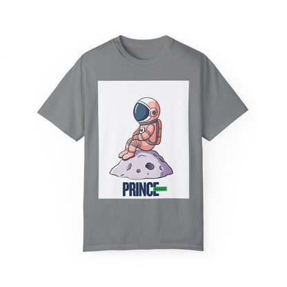 Cosmic Adventure T-shirt - Unisex Garment-Dyed Tee with Astronaut Design