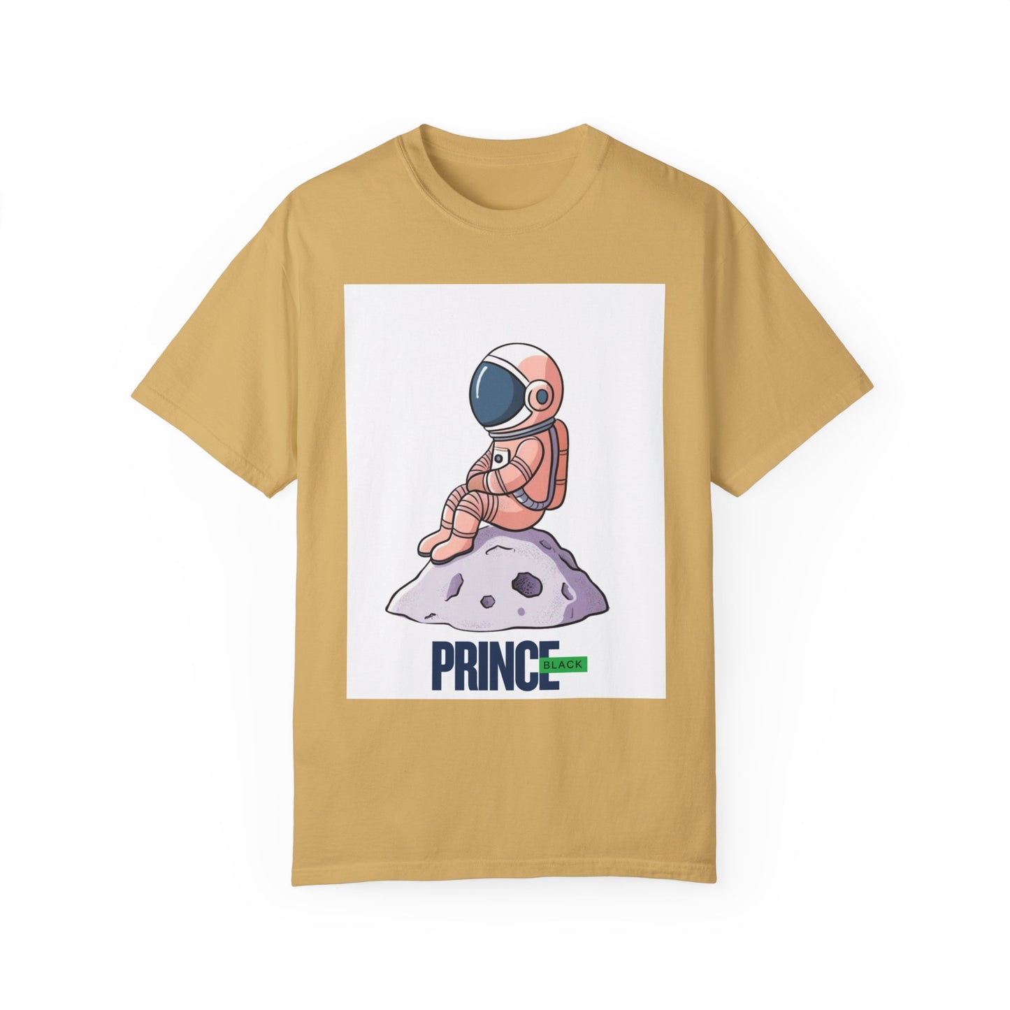 Cosmic Adventure T-shirt - Unisex Garment-Dyed Tee with Astronaut Design