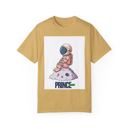 Cosmic Adventure T-shirt - Unisex Garment-Dyed Tee with Astronaut Design