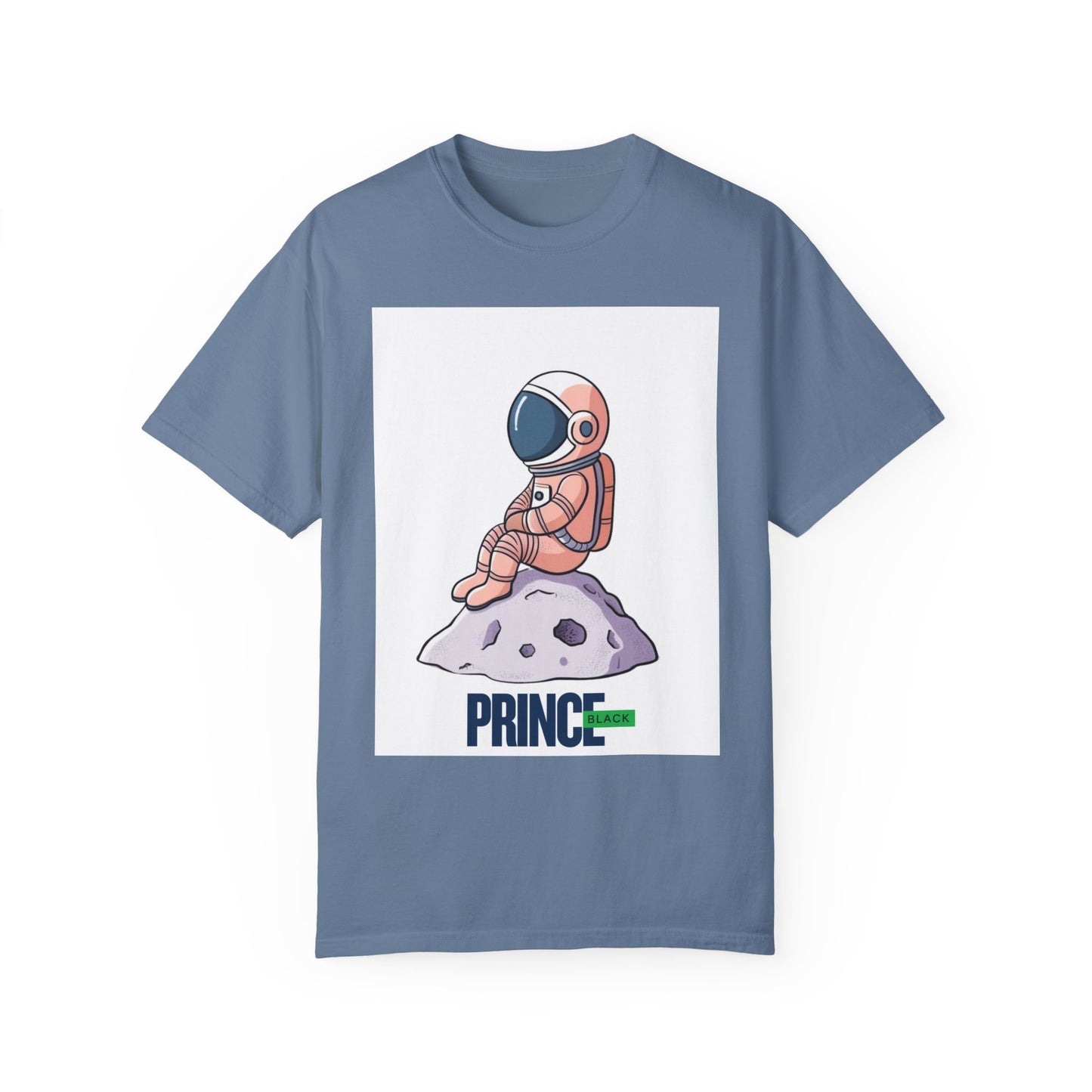 Cosmic Adventure T-shirt - Unisex Garment-Dyed Tee with Astronaut Design