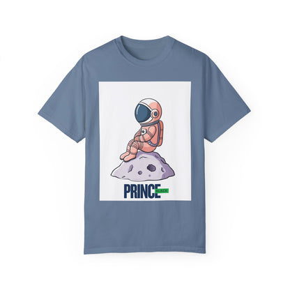 Cosmic Adventure T-shirt - Unisex Garment-Dyed Tee with Astronaut Design