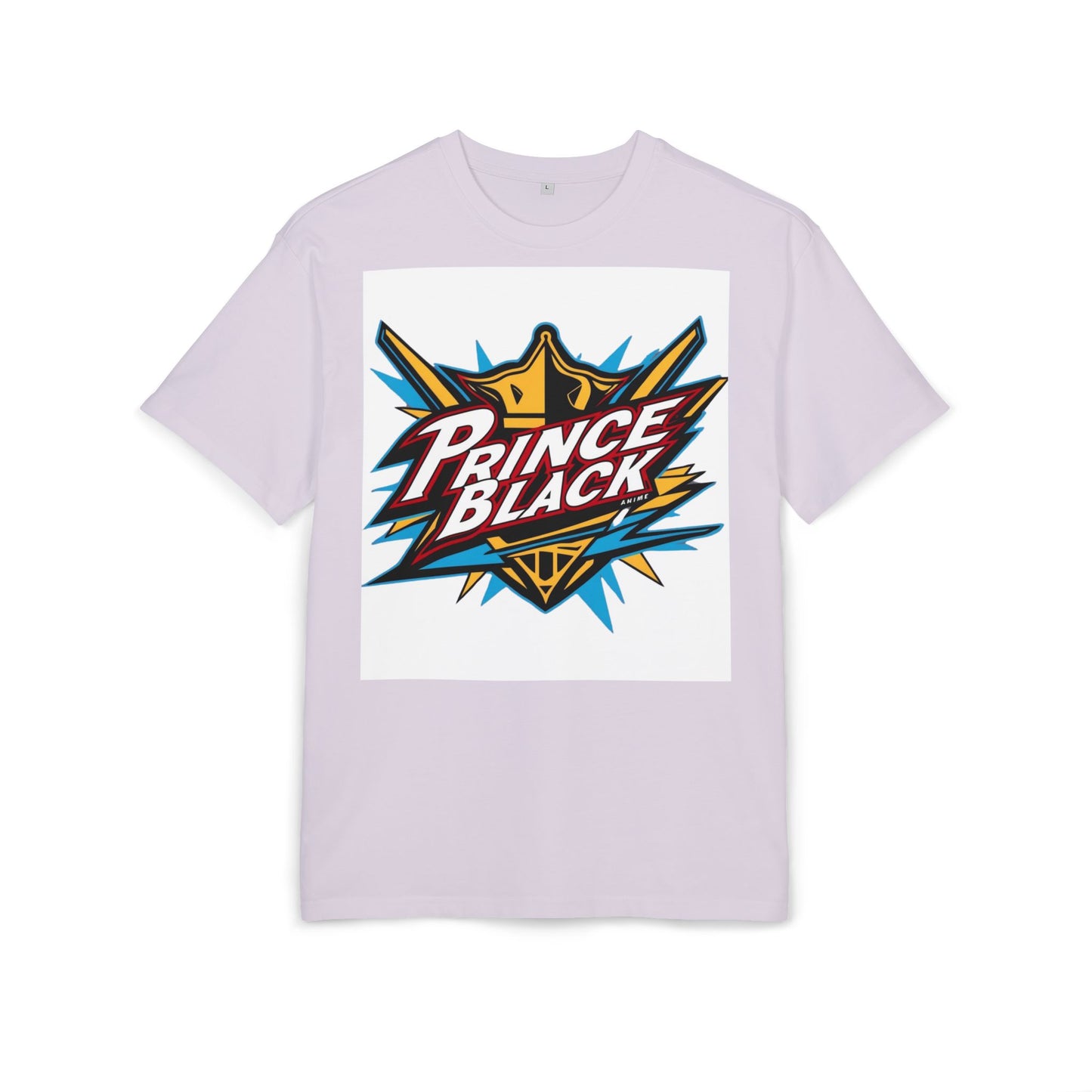 Unisex Oversized Tee - Energetic 'Prince Black' Graphic - Casual Streetwear 