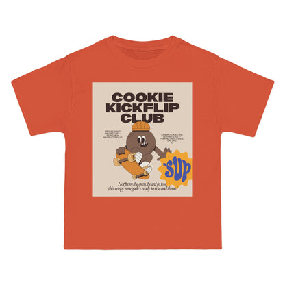 Cookie Kickflip Club T-Shirt - Fun Skateboarding Tee for Kids & Teens