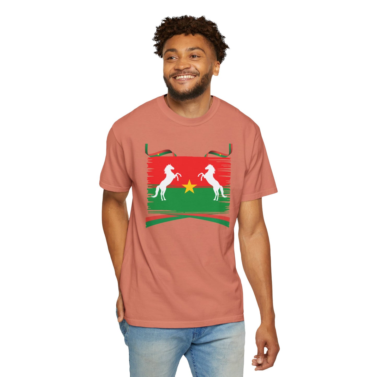 Burkina Faso T-Shirt with Cameroonian Flag Design – Celebrate Your Heritage!