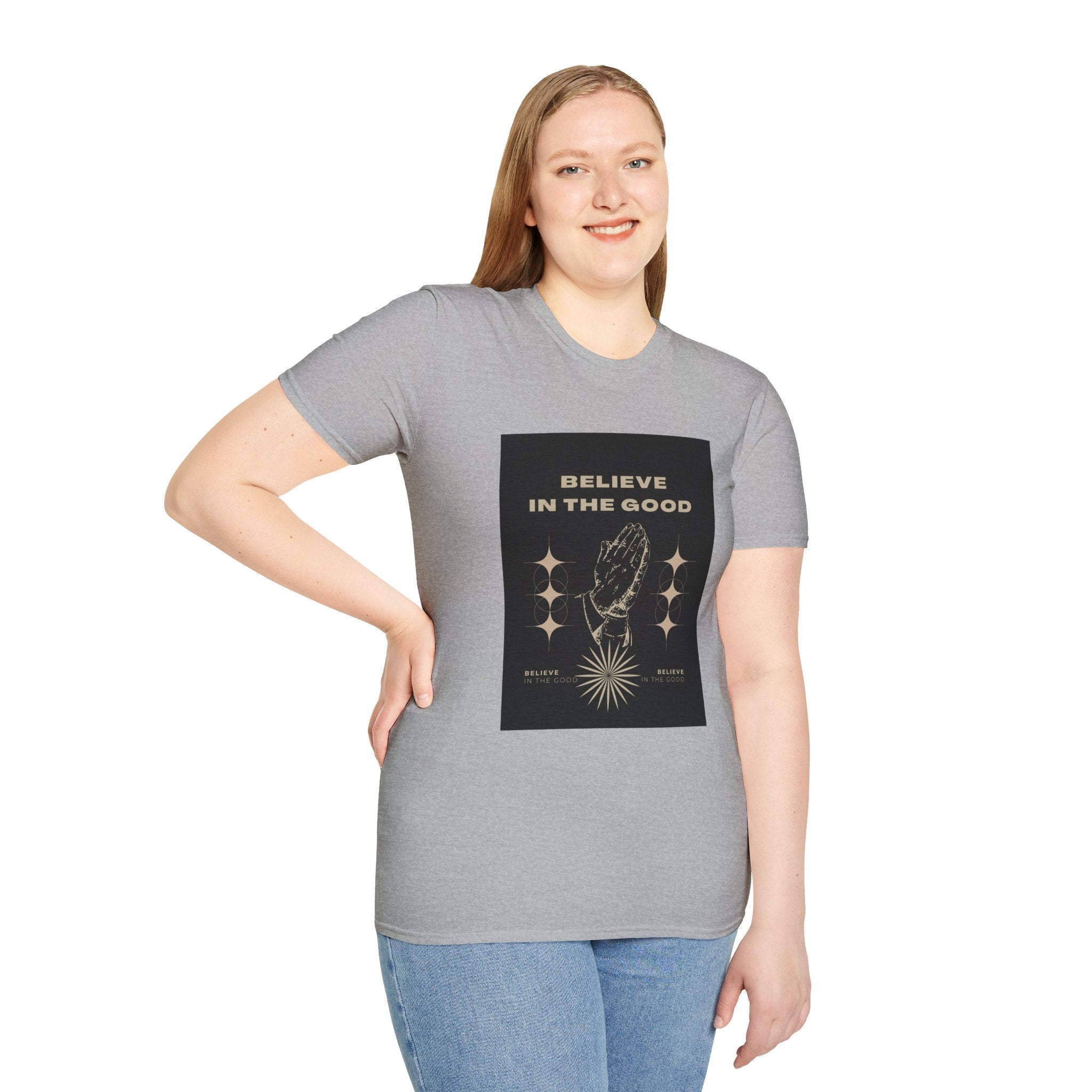 Believe in the Good Unisex Softstyle T-Shirt - Inspirational Graphic Tee