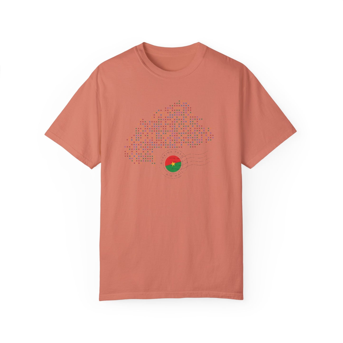 Burkina Faso T-Shirt with Artistic Flag Design - Perfect for Celebrations and Everyday Wear