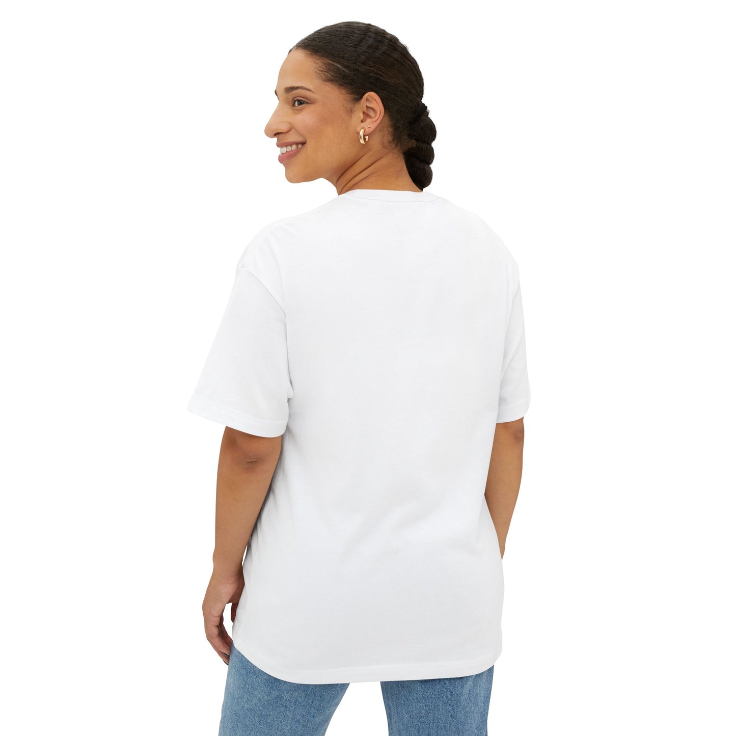 Oversized Boxy Tee - 'Prince Black' Crown Graphic Tee