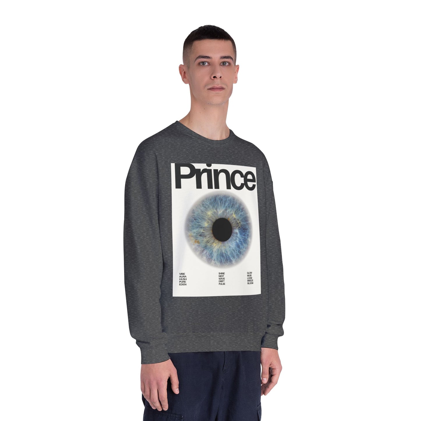 Prince Eye Graphic Unisex Crewneck Sweatshirt | Cozy Fashion for Music Lovers