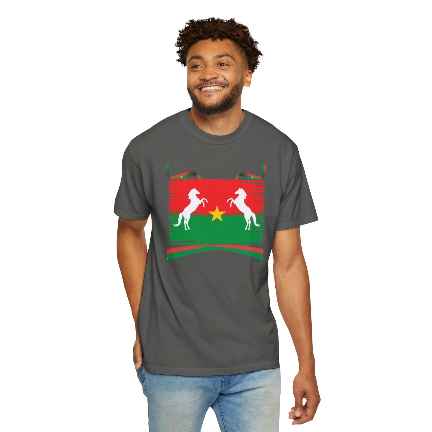 Burkina Faso T-Shirt with Cameroonian Flag Design – Celebrate Your Heritage!