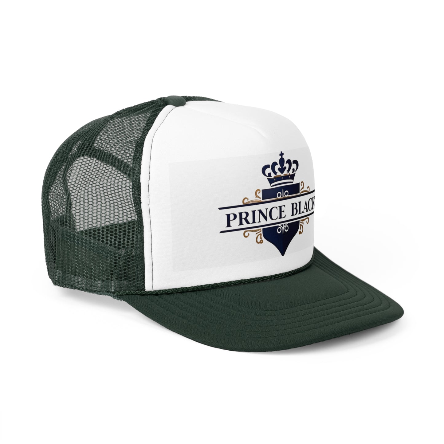 Prince Black Trucker Cap - Stylish & Trendy Headwear for Casual Outings