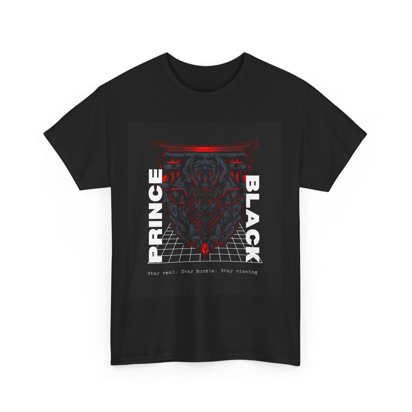 Heavy Cotton Tee - Stay Real Stay Humble Graphic Shirt
