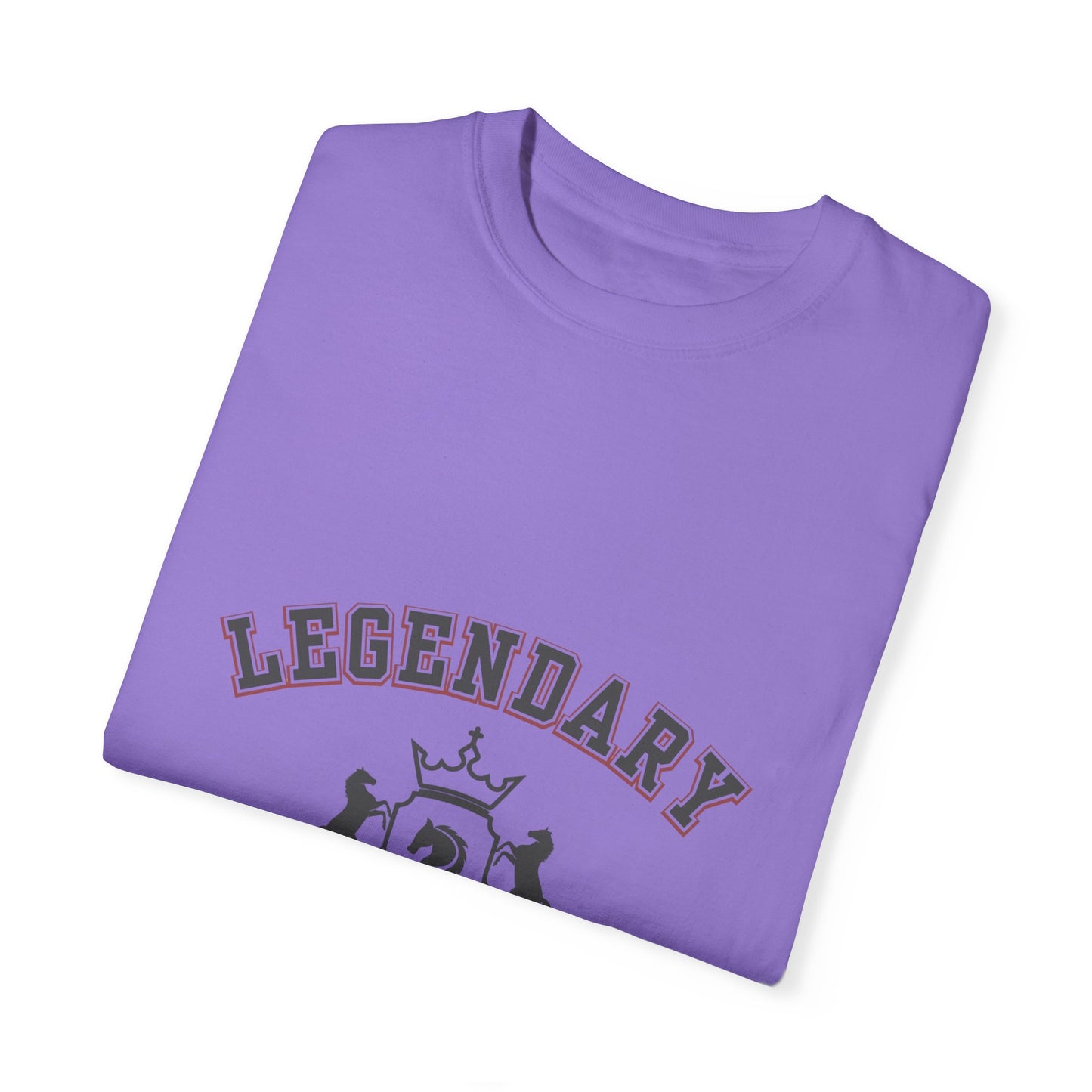 Legendary Prince Black Unisex Garment-Dyed T-Shirt