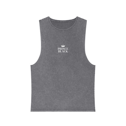 Unisex Stonewash Tank Top - Casual Vintage Style