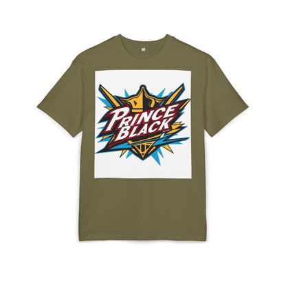 Unisex Oversized Tee - Energetic 'Prince Black' Graphic - Casual Streetwear 