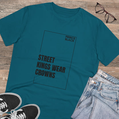 Street Kings Wear Crowns Organic Unisex T-Shirt - Bold Graphic Tee