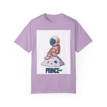 Cosmic Adventure T-shirt - Unisex Garment-Dyed Tee with Astronaut Design