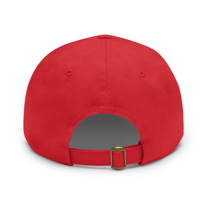 Stylish Dad Hat with Leather Patch - 'Prince Black' Design for Casual Outdoor Wear
